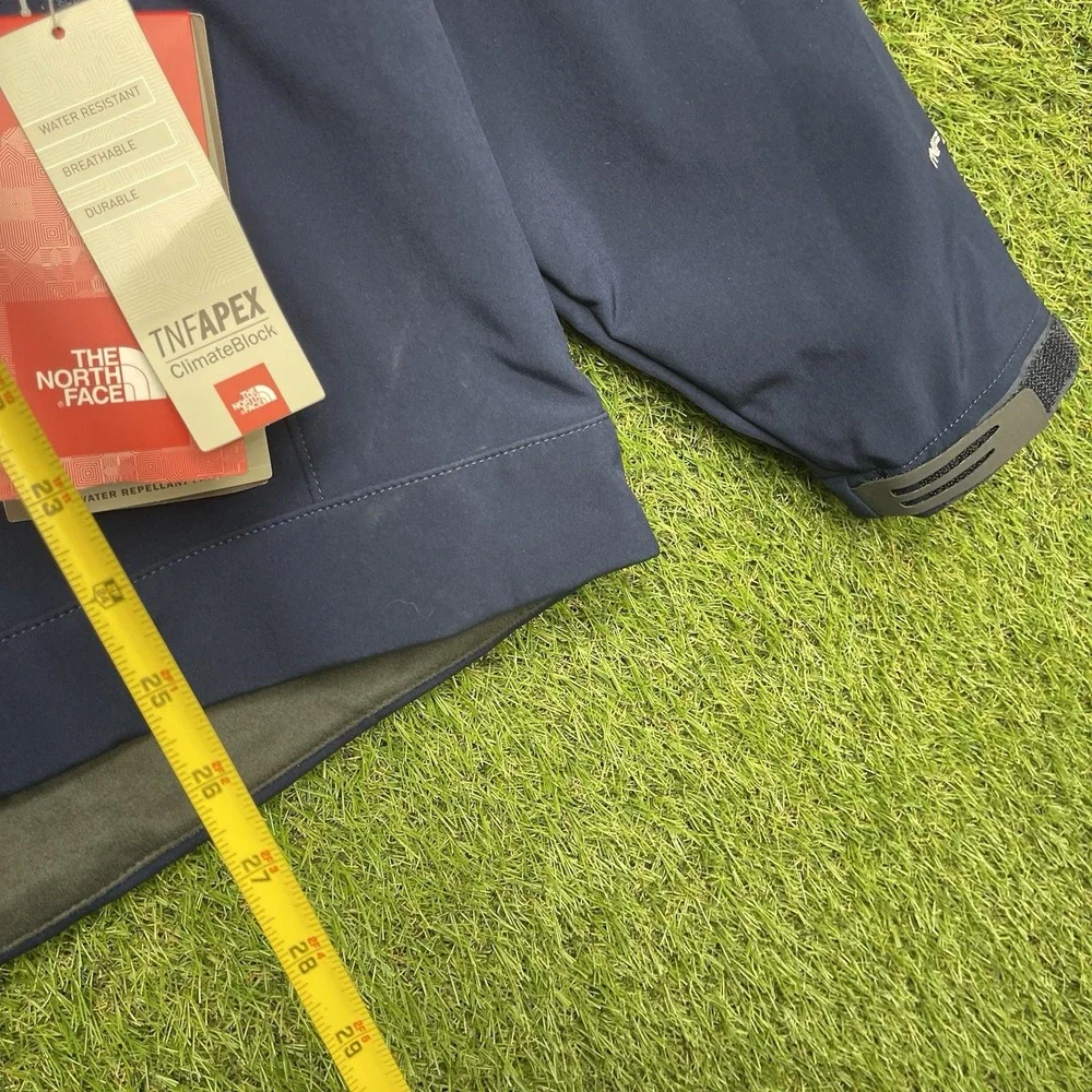 The North Face Apex Bionic Jacket Mens Medium Windwall Full Zip Blue Hiking NWT